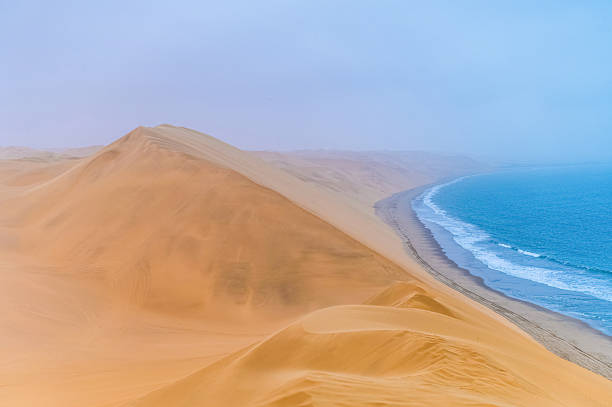 istock The desert meets the ocean in Namibia 2246911059