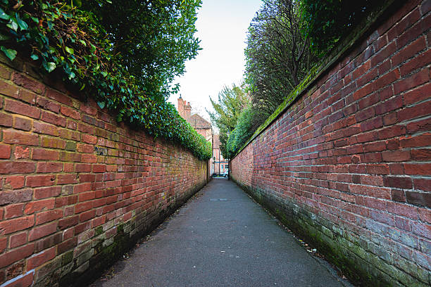 Small Pedestrian alley in a residential district