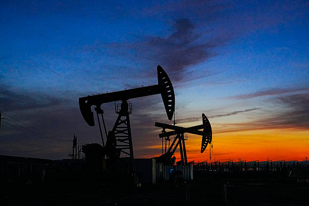 istock Oil pump in the outdoor work 2246912880