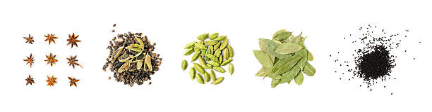 istock Various spices isolated. Dry indian seasoning collection, assorted condiment set, spice herbs 2246920820