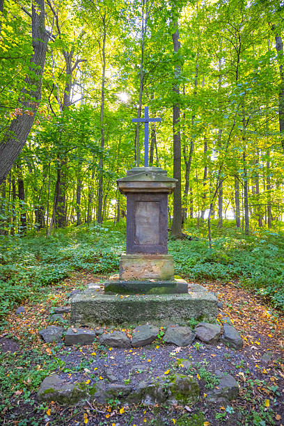 istock Forest calvary in autumn time 2246922742