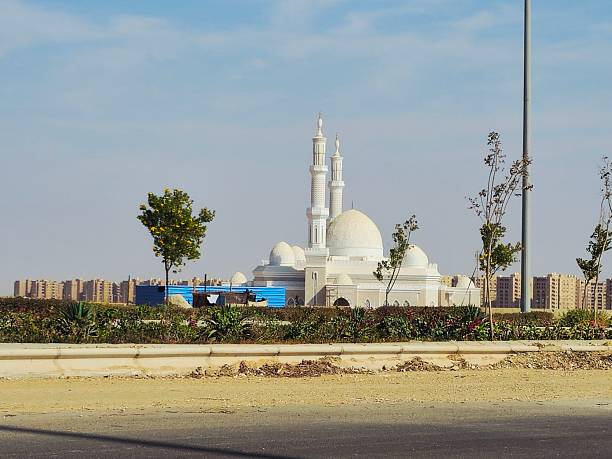 Cairo, Egypt, November 8 2025: A mosque in The New Administrative Capital, a large-scale urban development project in Egypt, intended to serve as the country's new capital city
