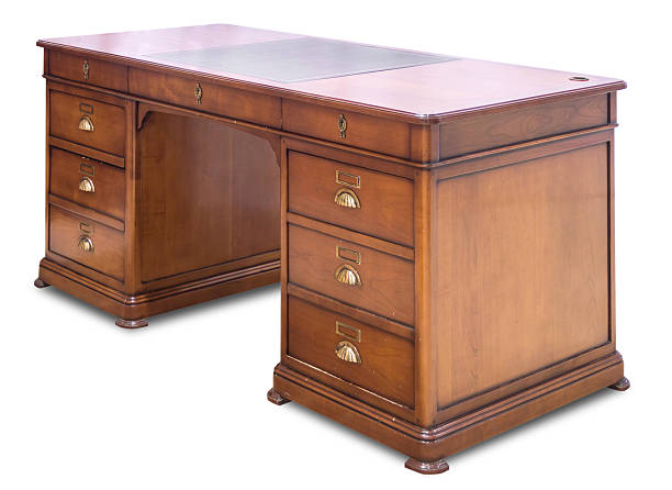istock Old wooden desk 2246933852