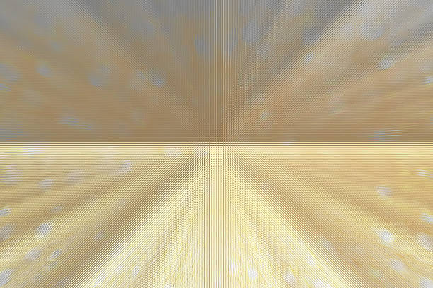 A radiant golden abstract pattern with concentric rays and metallic sheen, evoking luxury and energy.