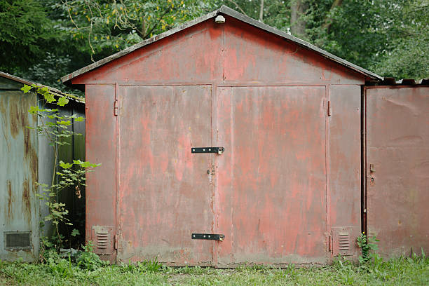 istock Depressive location with a metal gate where the crime occurred 2246949099