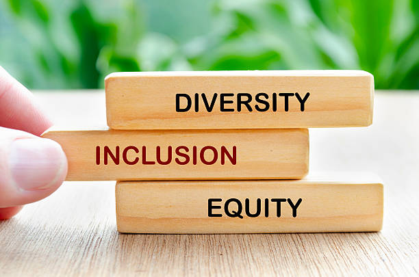 istock Diversity, Inclusion and Equity text on wooden blocks. Leadership concept. 2246951336