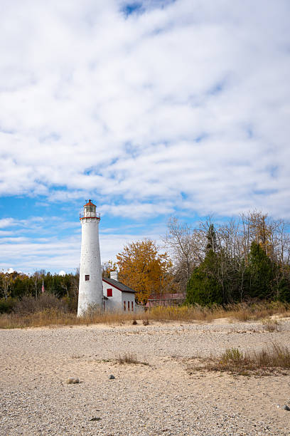 istock Michigan Lighthouse and Beach 2246957476