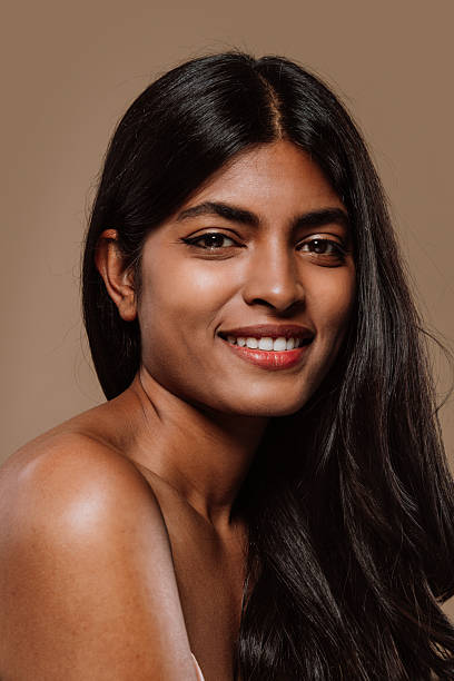 istock Professional beauty studio portrait on a young indian woman with 2246957829