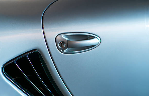 istock Sleek Car Door Handle and Side Vent Detail 2246961000