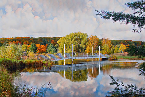 Pittville Public Park And Lake In Cheltenham, England