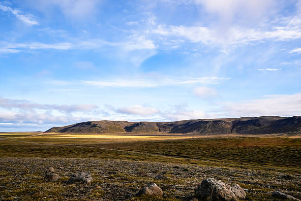 istock Fall scenery with mountains and clouds in the sky - Iceland 2246963531