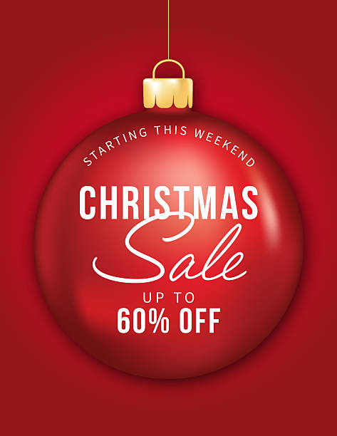 istock Christmas Sale Banner With Red Ornament 2246967962