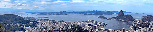 The city of Rio de Janeiro has grown on the west side of the mountainous bay of Guanabara (Baía da Guanabara), 18 miles (29km) long and wide and include Ipanema and Copacabana, as well as over 130 islands of varying sizes, many connected to the mainland by multiple bridges. Rio de Janeiro (Rio) is the capital of the state of Rio de Janeiro and second-most-populous city in Brazil and the sixth-most-populous city in the Americas.It's one of the most visited cities in the Southern Hemisphere, known for its natural setting, carnival and beaches such as Copacabana, Ipanema, and Leblon.