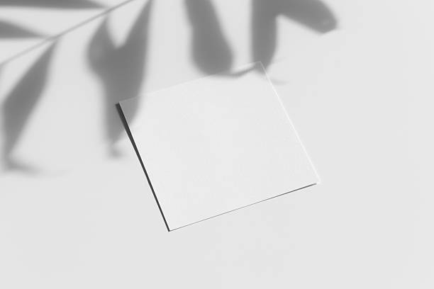 istock Square flyer, postcard, invitation mockup, shadow overlay 2246978902