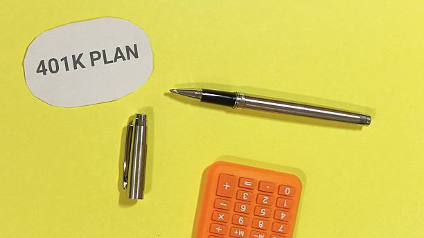 istock Secure your future with a 401k plan, calculate your retirement savings for financial planning and peace of mind 2246979301