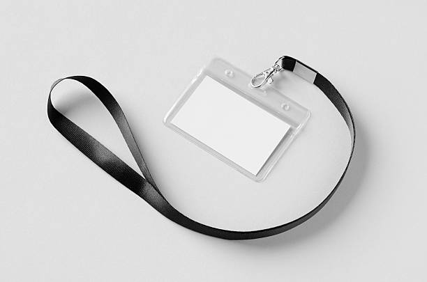 istock ID Card holder mockup with lanyard, horizontal 2246979614