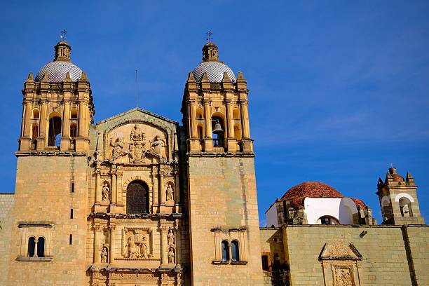 istock Santo Domingo Church Facade Against Blue Sky (Oaxaca de Juarez, Mexico) 2246980131