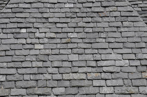 slate roof background