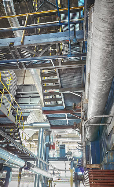 istock Interior of an old coal fired heating plant. 2246992725