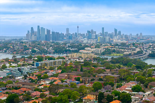 istock Aerial view looking towards central Sydney and Sydney Harbour 2247010200
