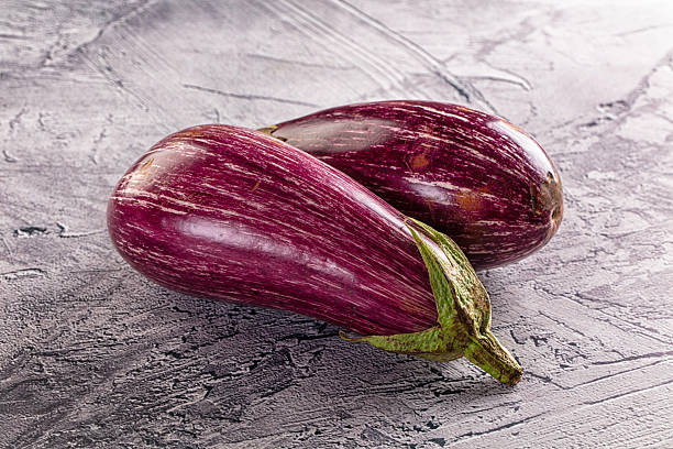 istock Stripped purple natural eggplant Graffiti 2247015085