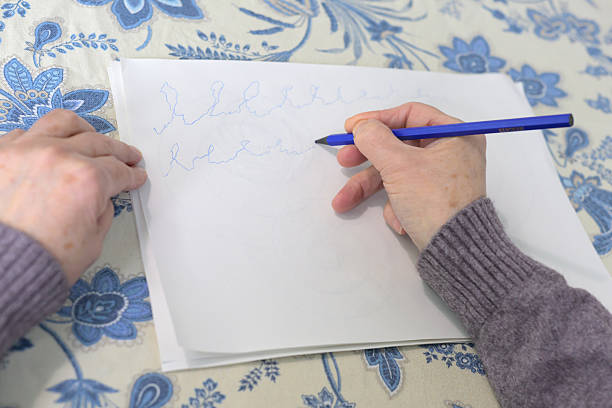 istock Senior Woman Performing Parkinson Motor Control Line Test 2247015957