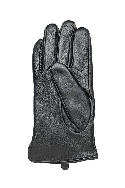 istock Classic Black Leather Glove on White Background: Elegant and Versatile Winter Accessory 2247016071