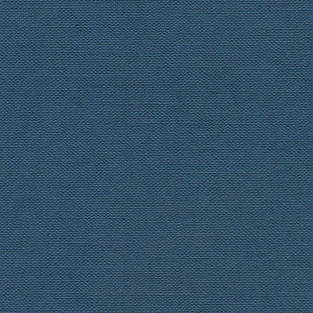 istock Parisian Blue Traditional Buckram Embossing Pattern, Natural Matt Finish Bookbinding Hardcover Wrap Wibalin Paper Swatch, Large Detailed Textured Book Cover Background Macro Closeup 2247019222