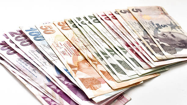 istock Turkish lira banknotes on the table. 2247024672