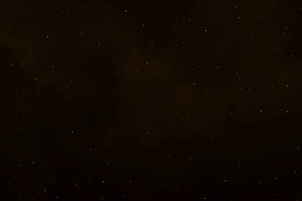 Stars in the night. Dark brown galaxy space background. Starry night sky. New Year, Christmas and Celebration backgrounds concepts.