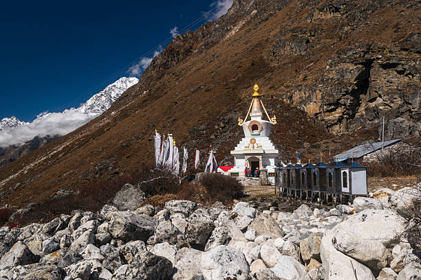 istock Buddhist stupa in Langtang valley in Nepal 2247027218