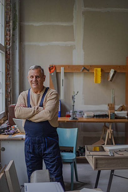 istock Portrait of a craftsman in a workshop 2247029404