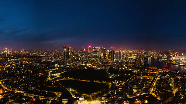 istock Nighttime view of London's skyline from above 2247031632