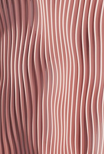 istock 3D render illustration stripes in form of waves, abstract  wavy wallpaper background 2247032037