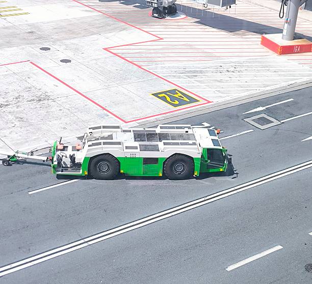 istock A powerful towing tractor on the airport apron 2247041254