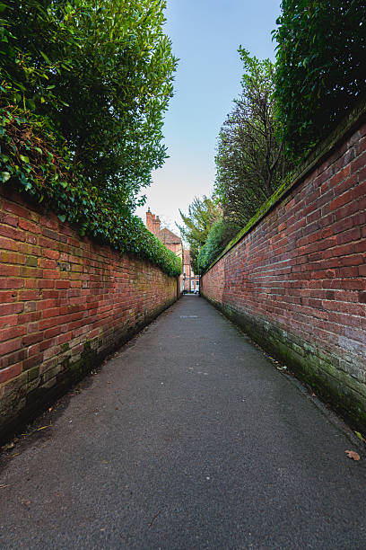 Small Pedestrian alley in a residential district