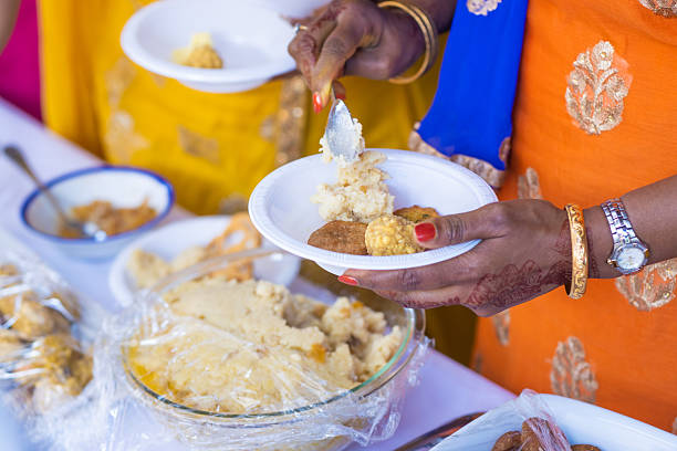 istock Authentic Indian food and snacks close up 2247061065