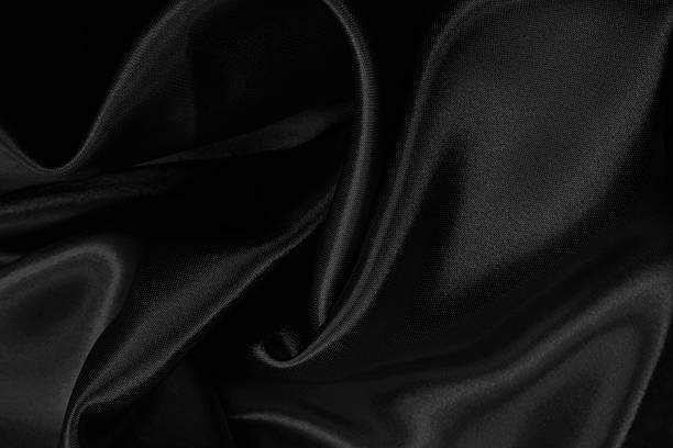 istock Black grey fabric texture background, detail of silk or linen pattern. 2247063597