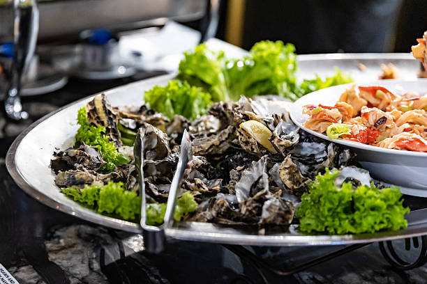 istock Assorted continental food and snacks close up 2247063617