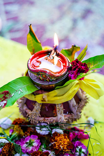 istock Indian traditional wedding ceremony ritual items close up 2247065540