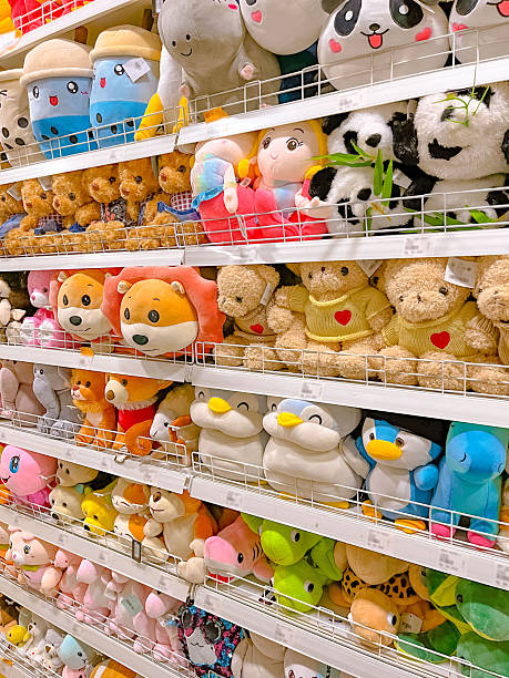 istock a collection of dolls displayed in a supermarket window 2247069368