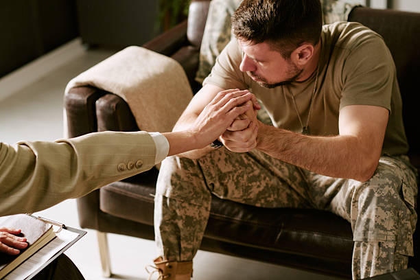 istock Middle Aged Caucasian Man Receiving Support during Psychology Counseling Session 2247078815