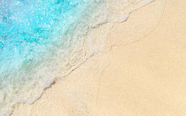 istock beautifully sand beach, closeup, top view 2247080532