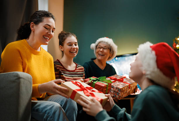 istock family celebrating Christmas 2247085090