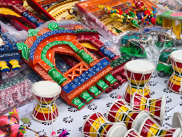 istock Traditional Indian crafts handmade by Indian artisans. 2247095826