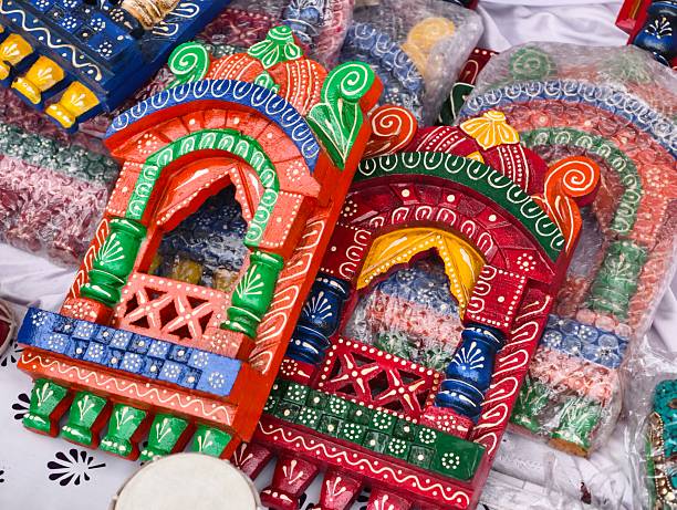 istock Traditional Indian crafts handmade by Indian artisans. 2247095844