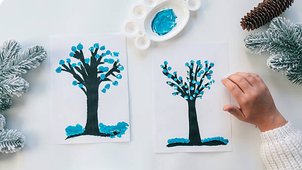 istock Idea for Christmas creativity with children. 2247098653