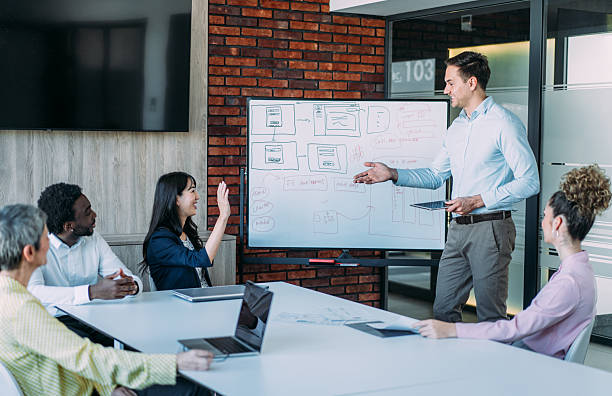istock Team of professionals during a meeting. 2247099180