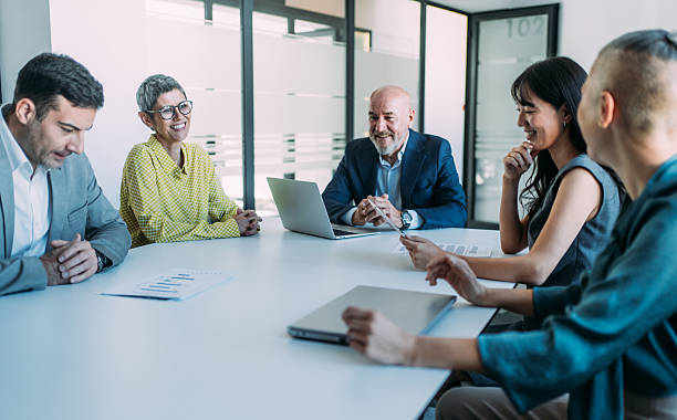 istock Businesspeople on meeting in the office. 2247099204