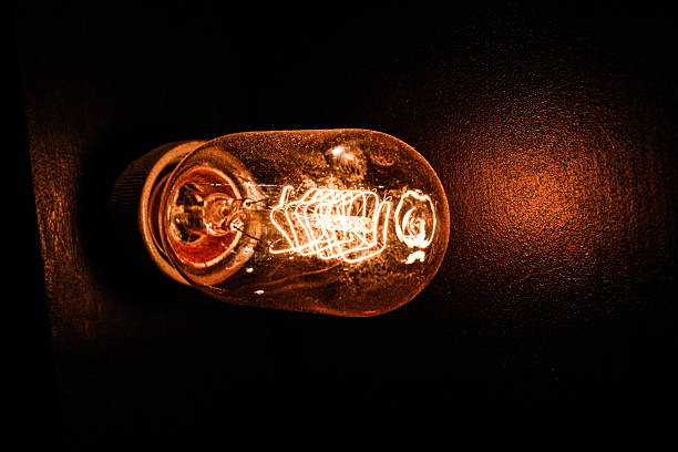 istock Retro lamp. Incandescent bulb. Cozy atmosphere. Warm light. 2247101266